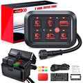 6 Gang Switch Panel Universal Circuit Control Relay System - 6-Device