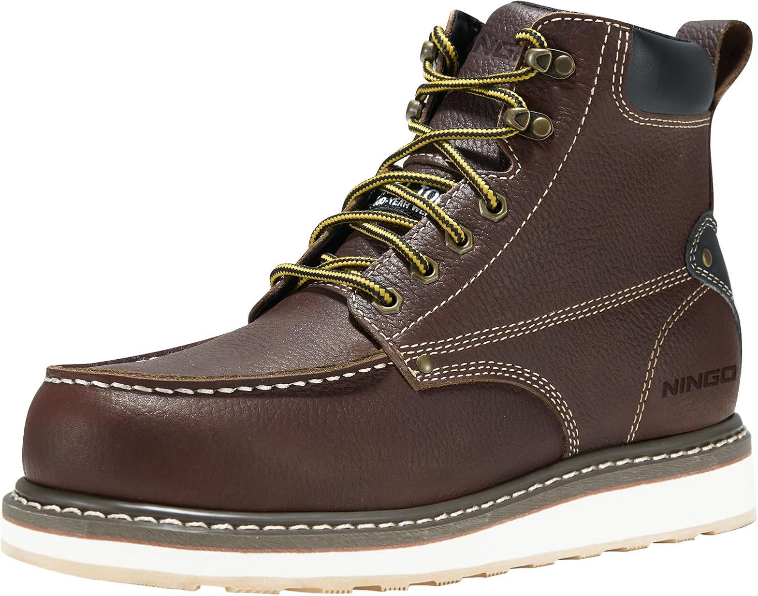 HISEA NINGO Work Boots for Men - Steel Toe Safety Boots