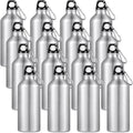 16 Pack Aluminum Water Bottles 20 Oz for Gym and Travel