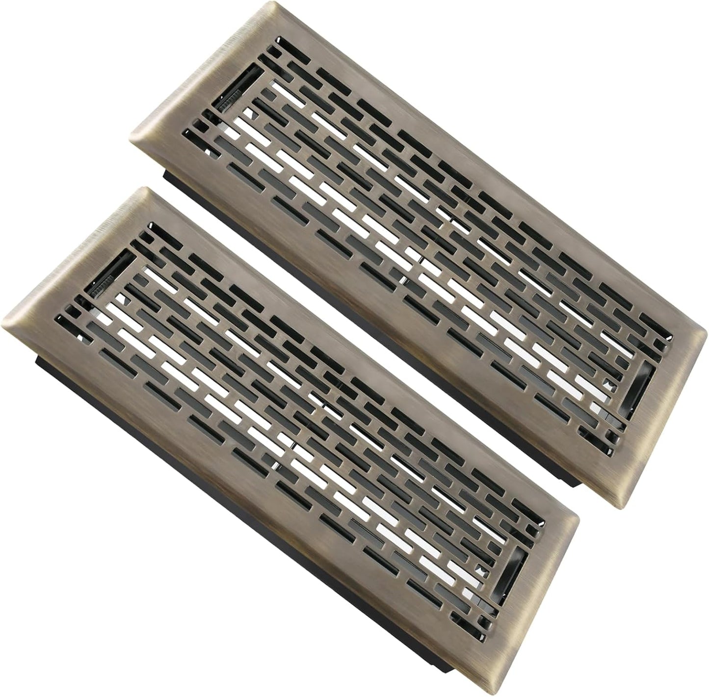 4x12 Inch Adjustable Airflow Floor Vents for Home Decor