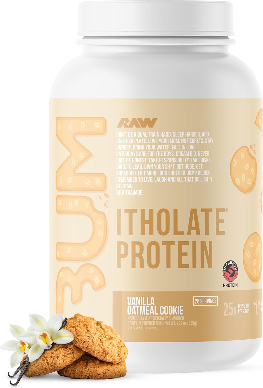 RAW Whey Isolate Protein Powder for Muscle Growth & Recovery