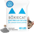 Boxie Unscented 30 Day Odor Control Clumping Clay Cat Litter