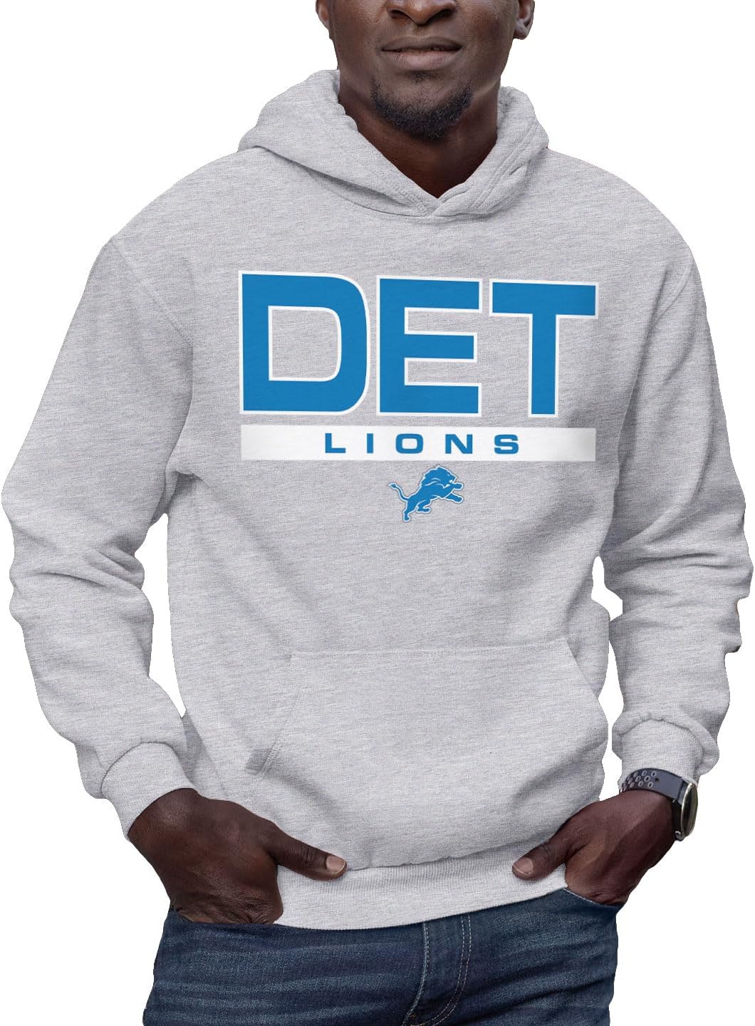 Detroit Lions Pullover Hoodie - Unisex Fleece Sweatshirt