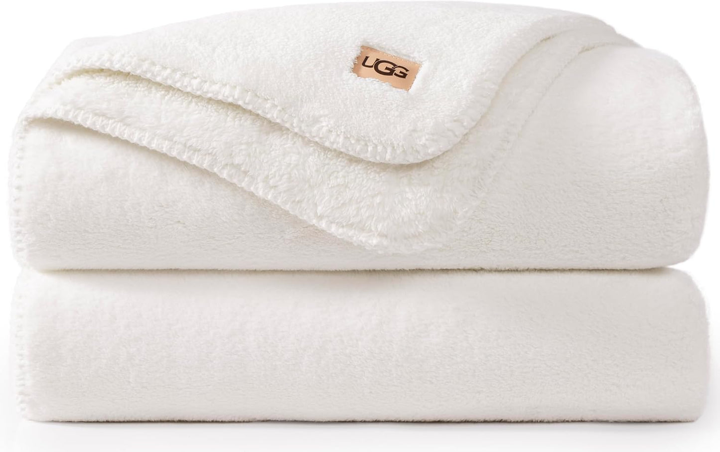 UGG Whitecap Plush Throw Blanket for Cozy Home Decor