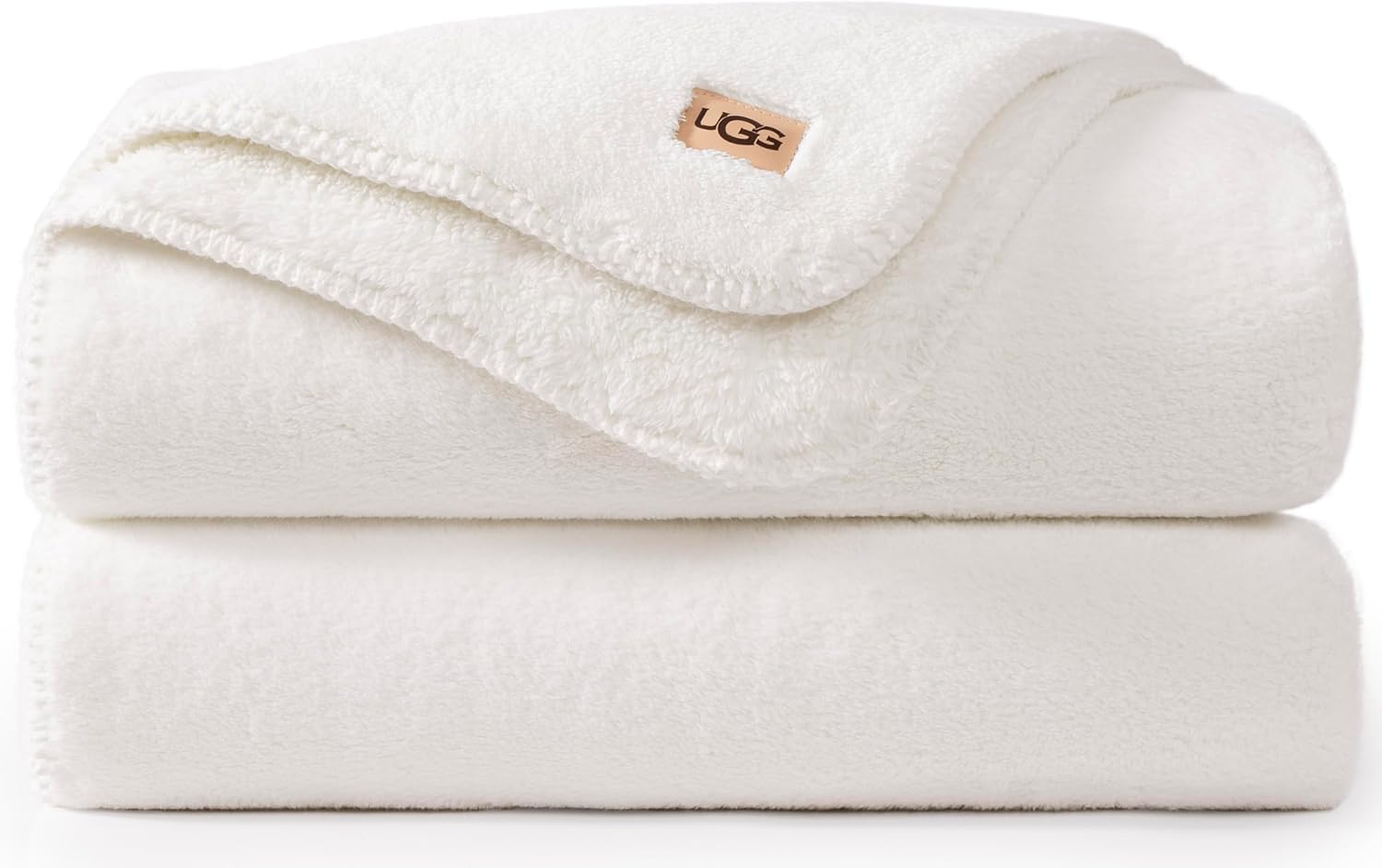 UGG Whitecap Plush Throw Blanket for Cozy Home Decor