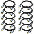 HDMI Cable 10-Pack 6FT - High Speed 4K HDMI Cables for Home AV