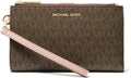 Michael Kors Womens Jet Set Double Zip Wristlet - Compact Organizer