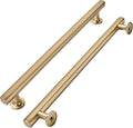 8 in Cabinet Pulls 10 Pack Champagne Bronze - Solid Heavy Duty
