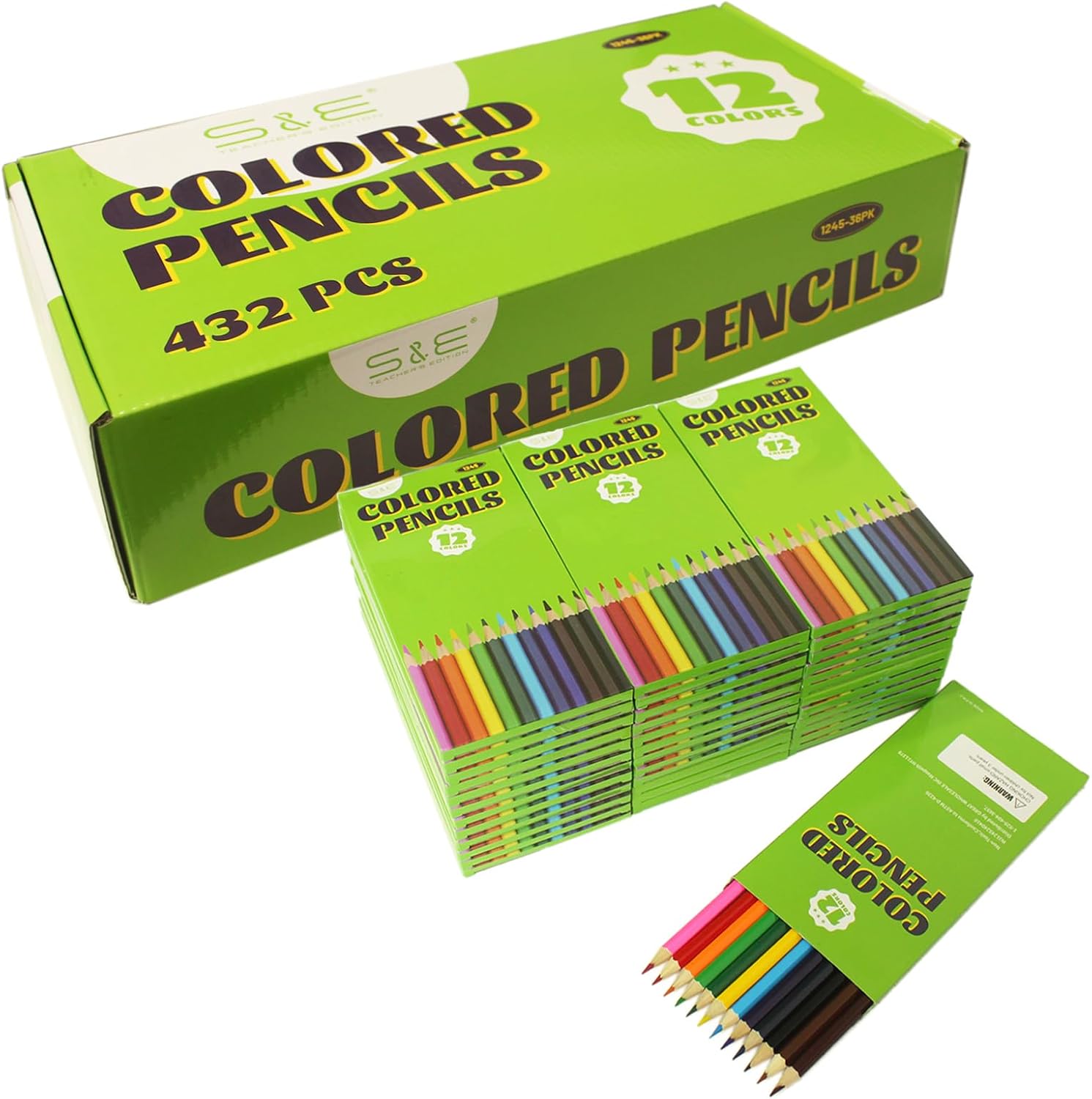 432Pcs Colored Pencils Set for Adults and Kids - Pre-sharpened