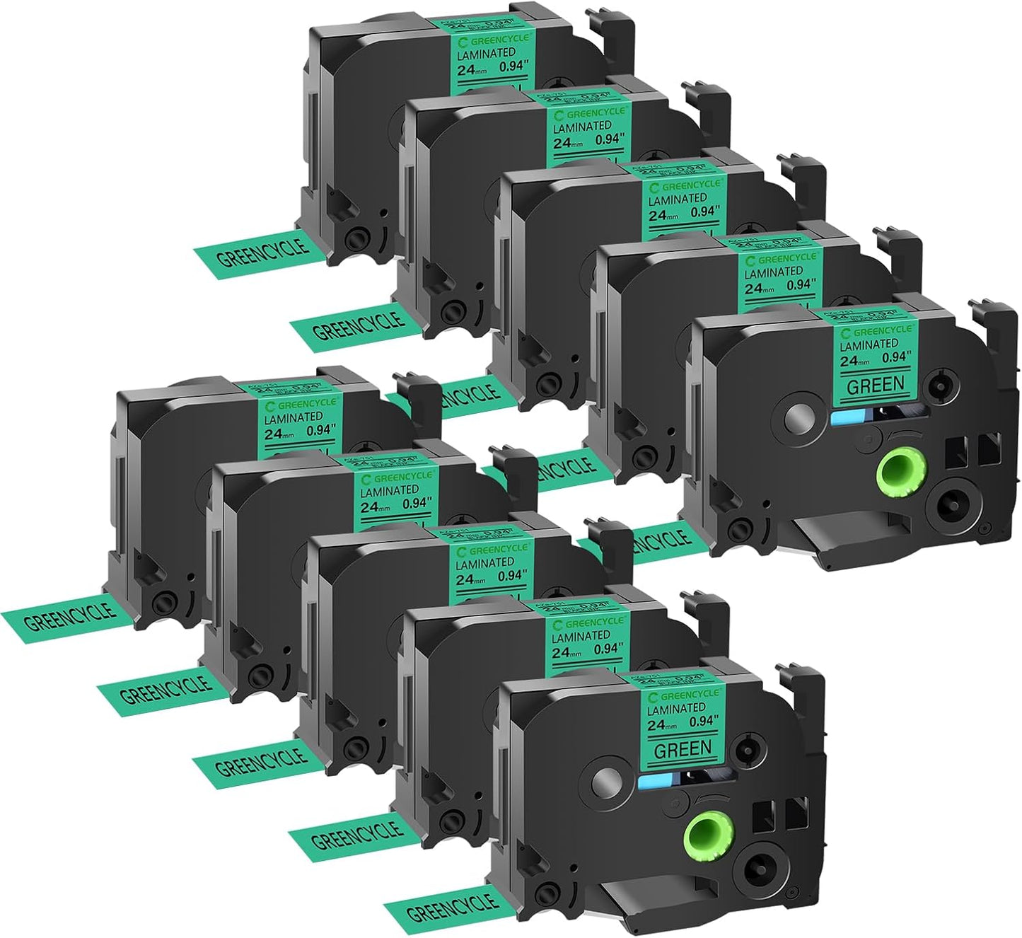 GREENCYCLE Compatible TZe-751 Label Tape for Ptouch Printers