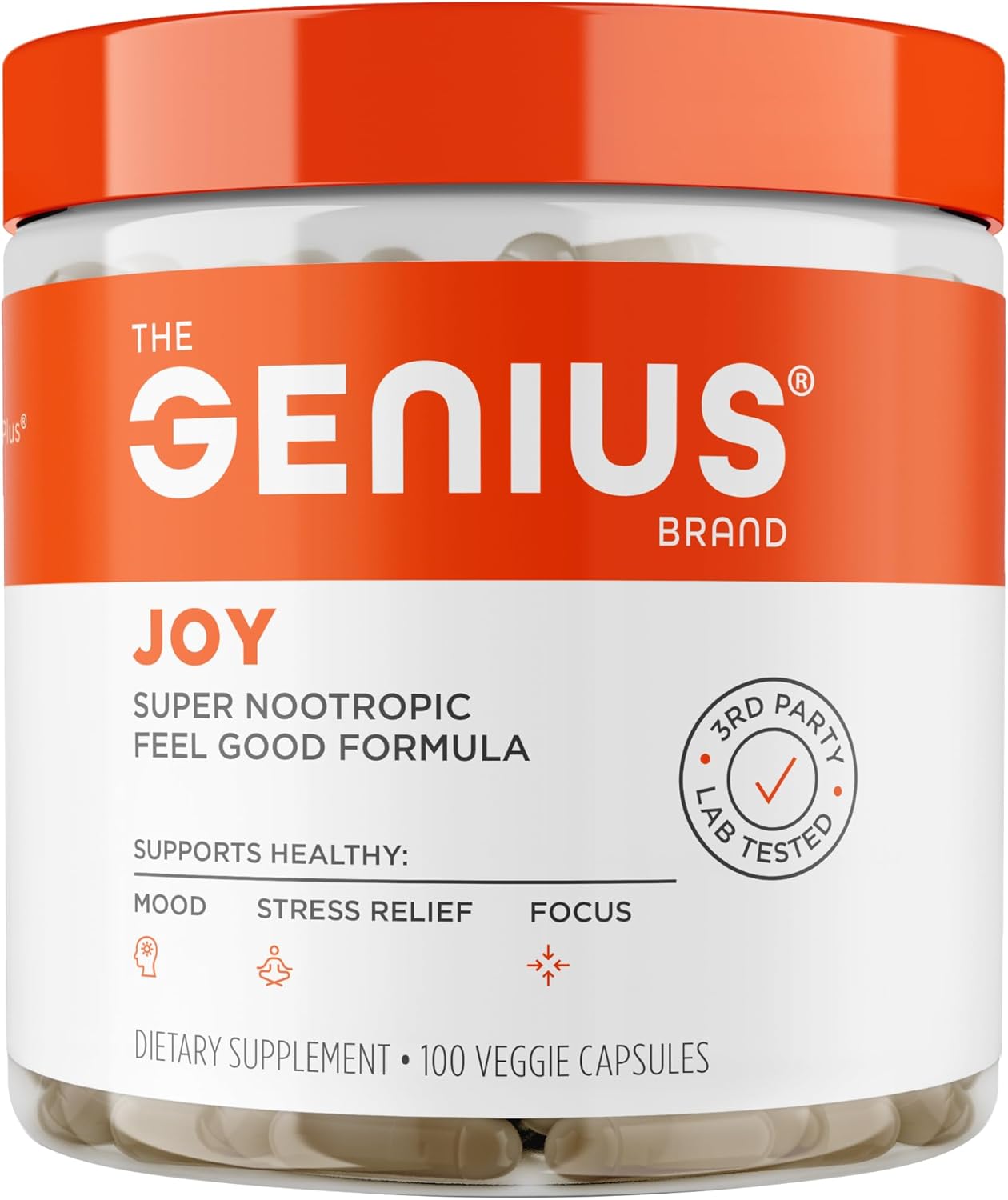 Genius Joy Nootropic Mood Enhancer for Cognitive Health