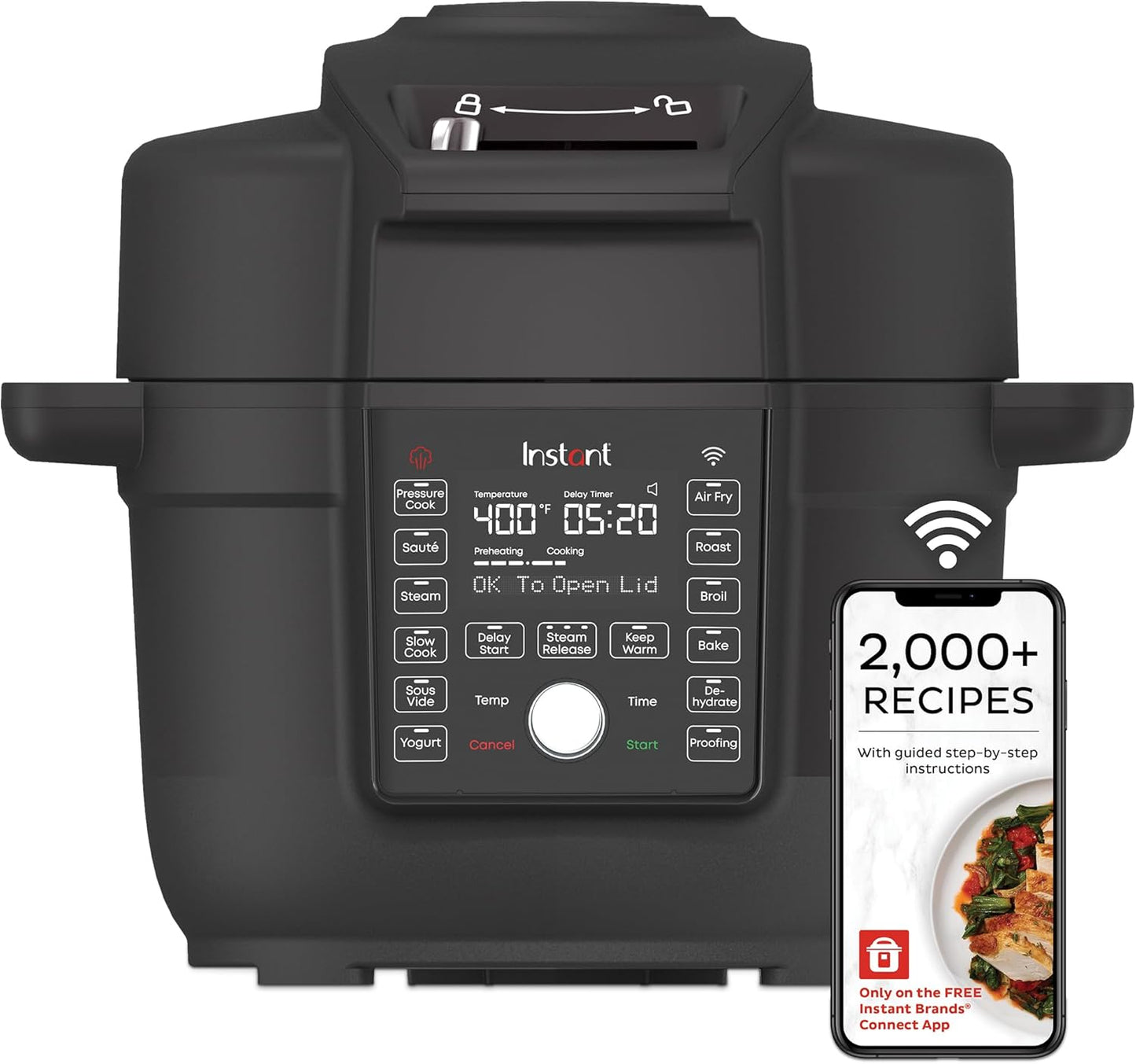 Ultimate 13-in-1 Instant Pot - Air Fry, Pressure Cook, & More!