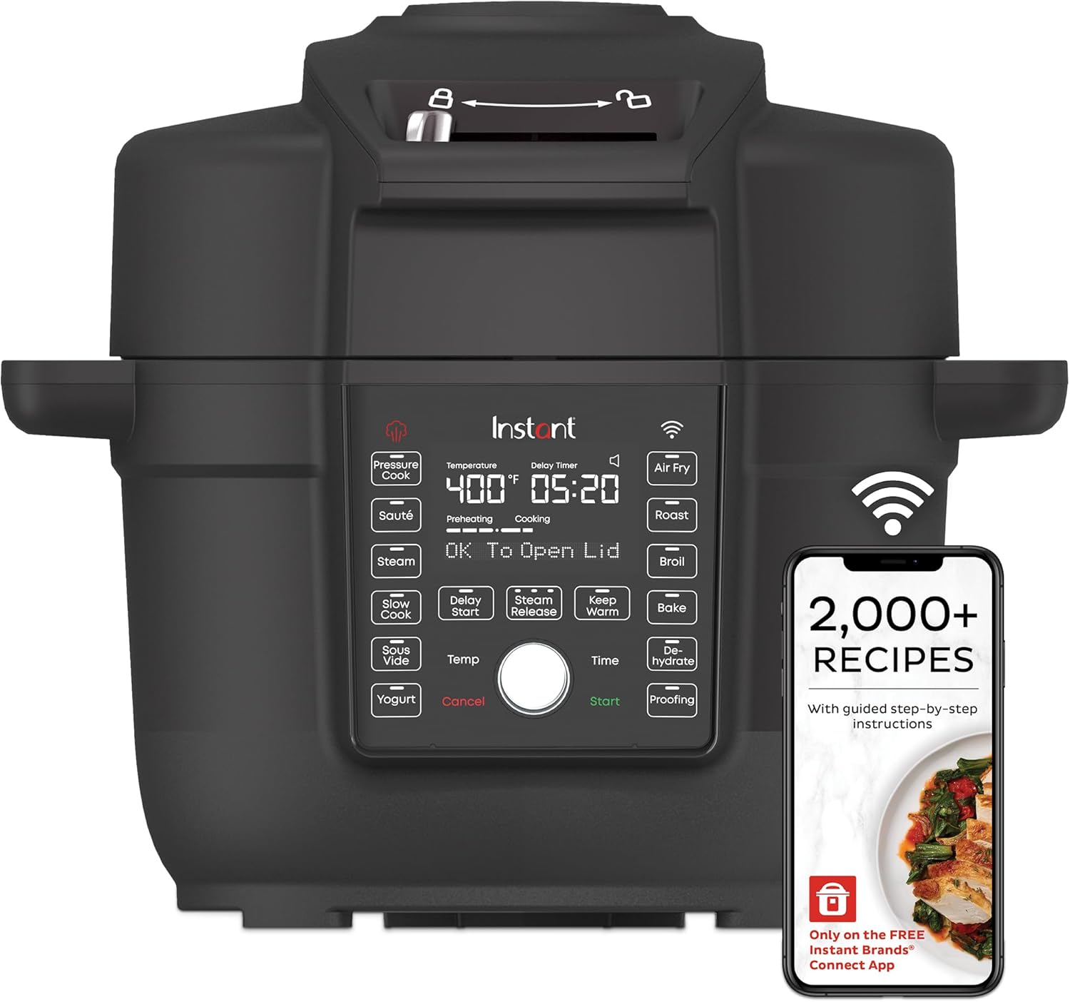 Ultimate 13-in-1 Instant Pot - Air Fry, Pressure Cook, & More!
