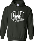 UGP Campus Apparel Team Color Arch Logo Hoodie for Men - Soft Cotton