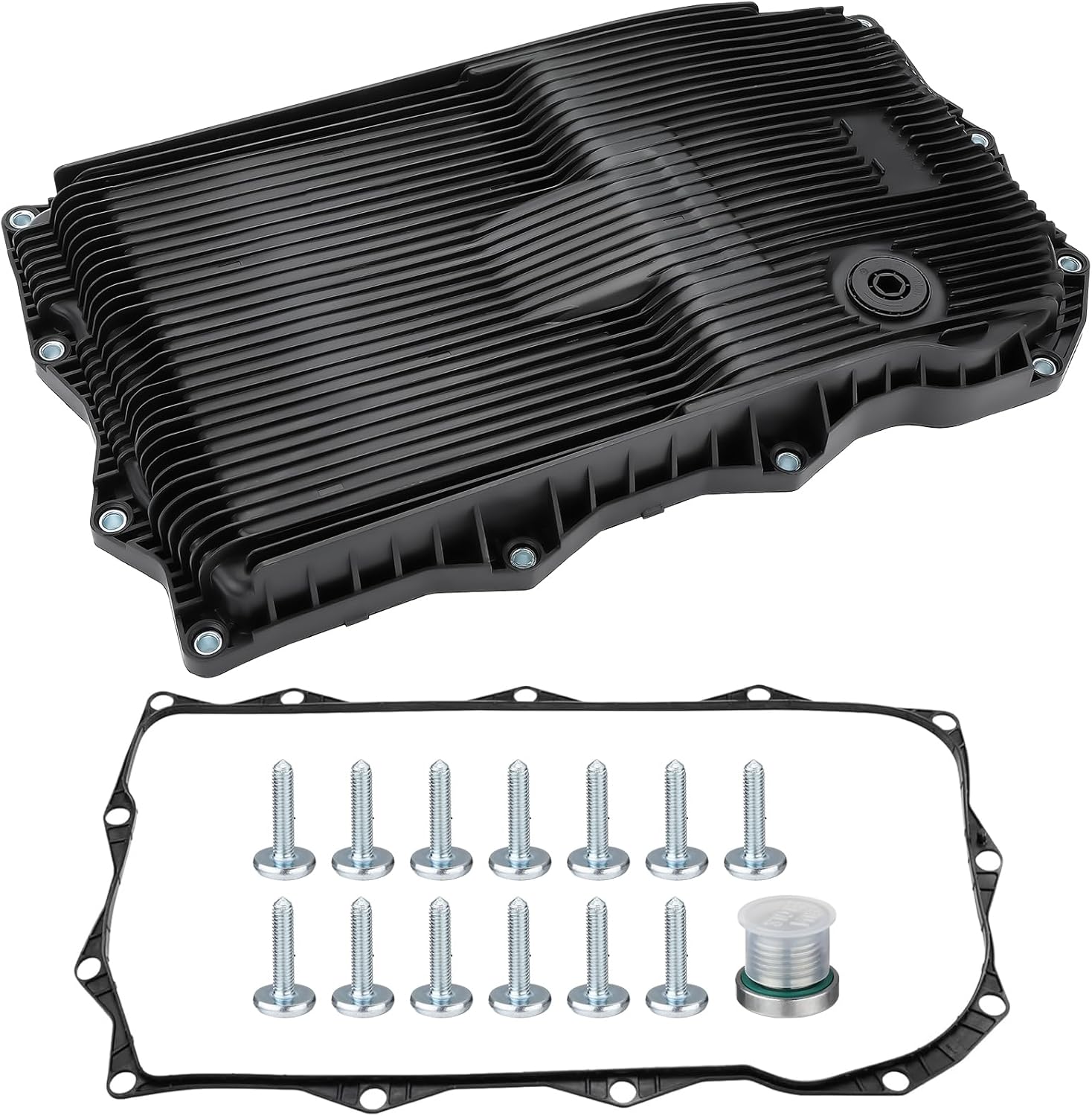 GEARCESS Transmission Oil Pan with Gasket for Ram & Jeep Models
