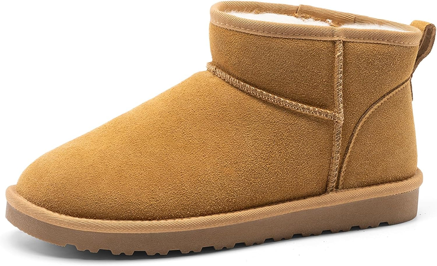 Cozy Suede Leather Winter Boots for Men - Warm & Stylish