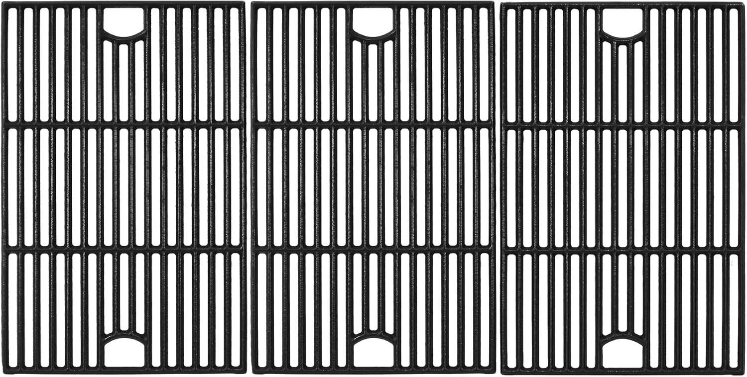17 Inch Cast Iron Grill Grates for Nexgrill 6 Burner Models
