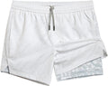 maamgic Mens Running Shorts with Compression Liner 5in - Anti-Chafe