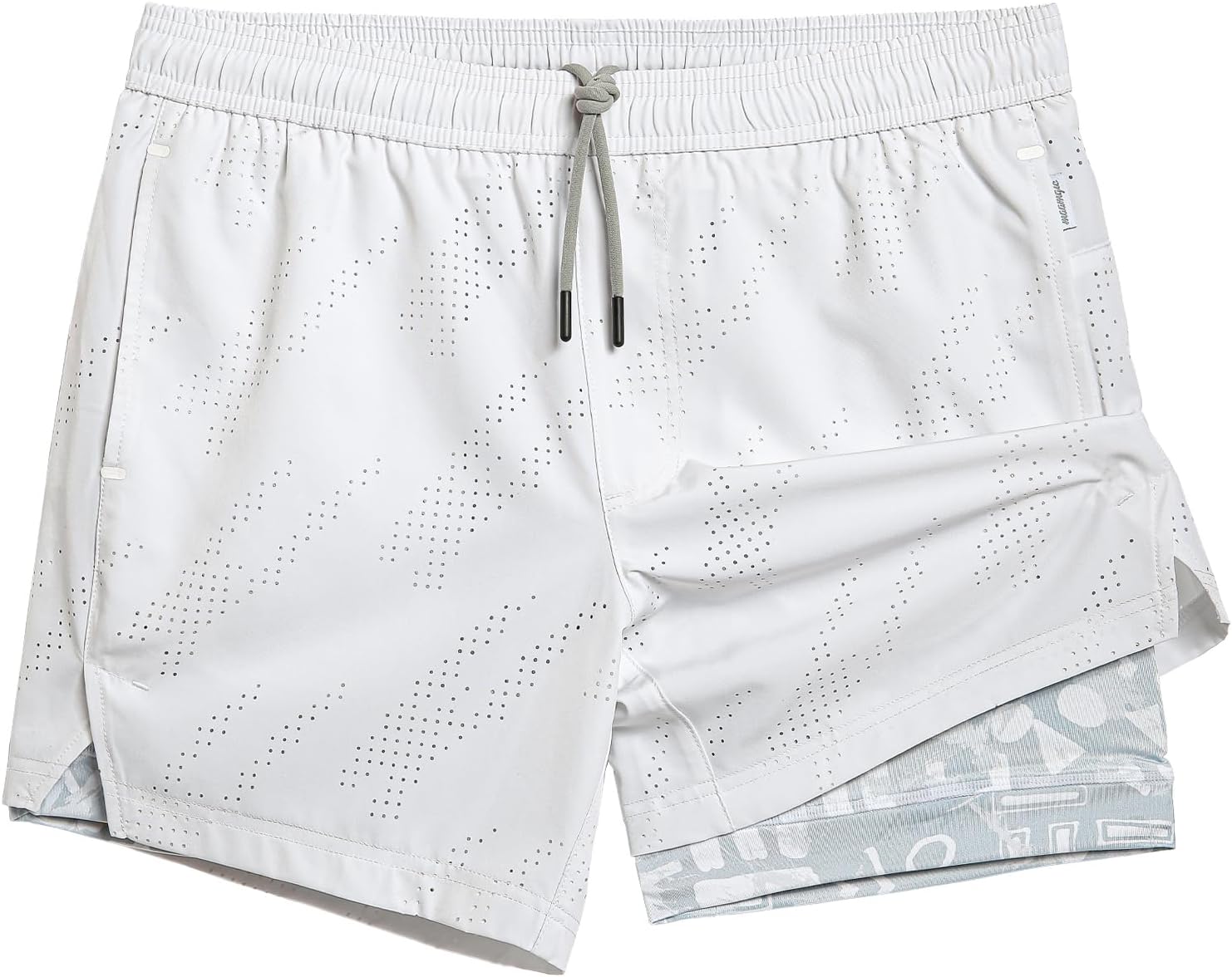 maamgic Mens Running Shorts with Compression Liner for Comfort