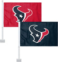 foco NFL 2 Pack Solid Car Flag - Two-Pack Team Flags for Cars