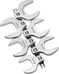 Titan 6-Piece 1/2-Inch Drive SAE Jumbo Crowfoot Wrench Set - Tight