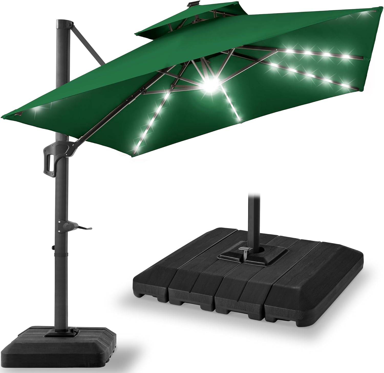 Best Choice Products 10x10ft Cantilever Patio Umbrella for Shade
