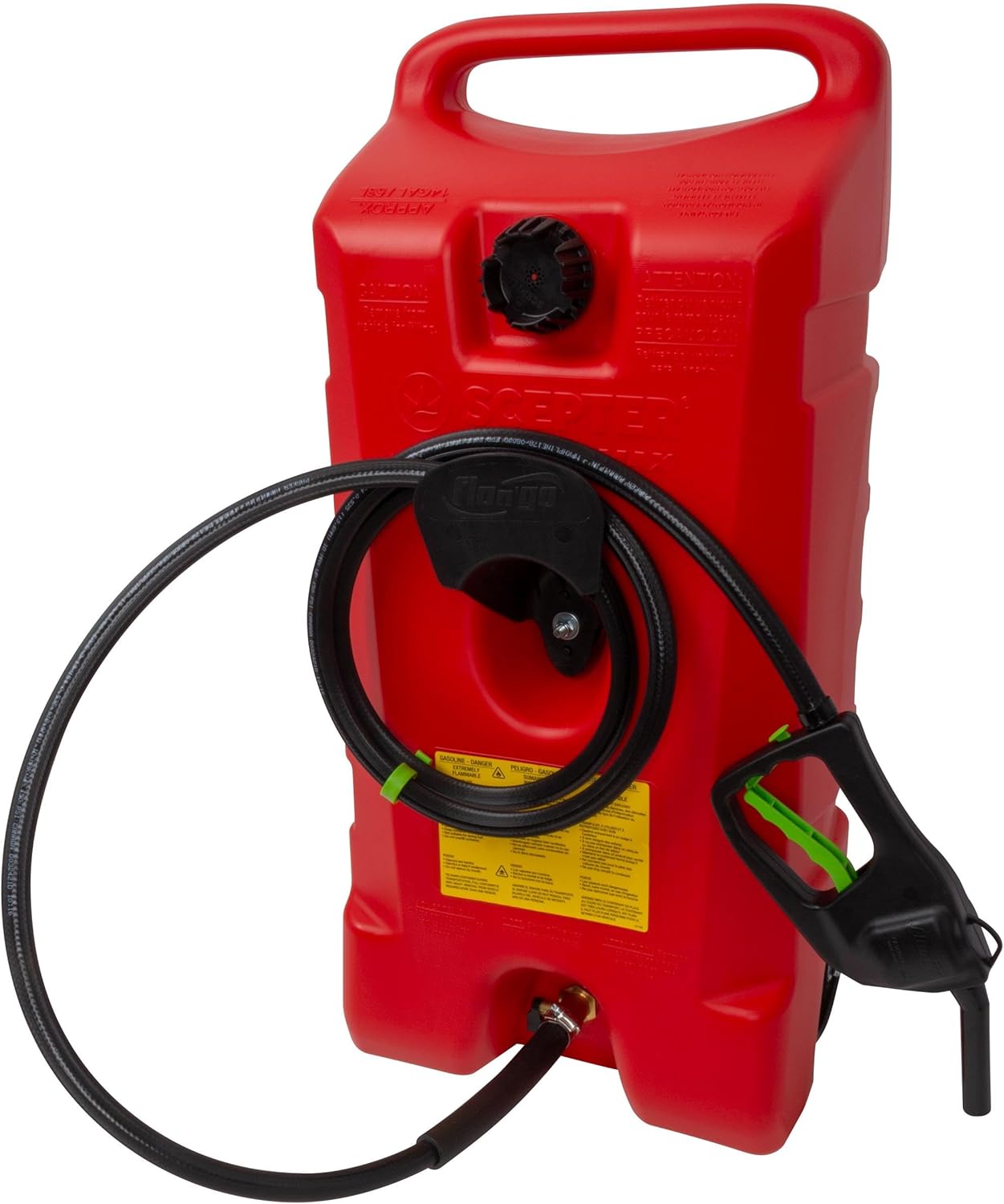 Scepter Duramax Flo N Go 14 Gallon Gas Caddy for Easy Fueling