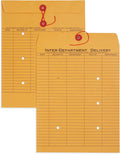 Interdepartment Envelopes with String Tie 10 x 13 in - Reusable Kraft