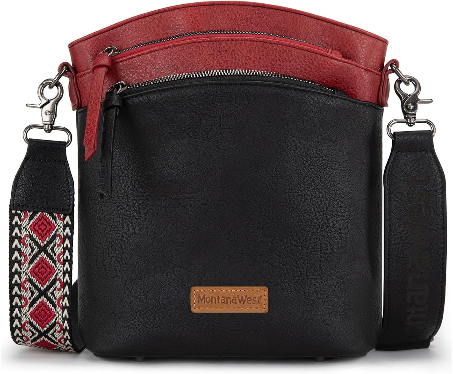 Montana West Multi Zip Pocket Large Crossbody Bag with Style