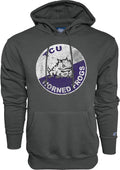 Blue 84 Men's Hoodie Vintage Cap Dark Heather - Classic Horned Frogs