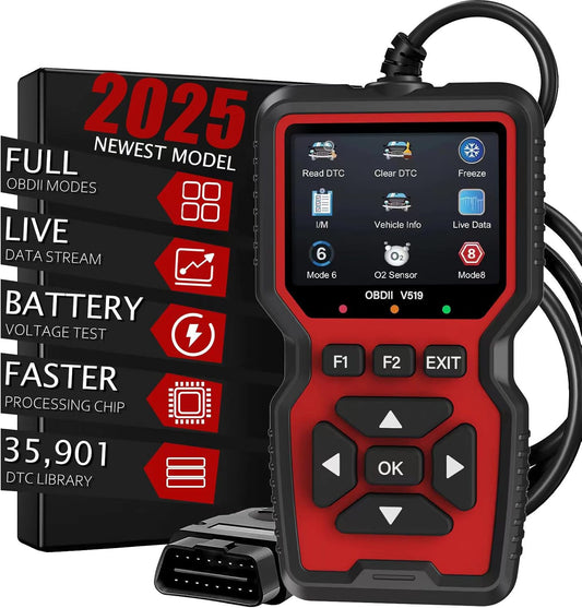 OBD2 Scanner Diagnostic Tool for Engine Light and Code Reading
