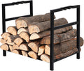 PHI VILLA 17 Inch Firewood Rack for Indoor and Outdoor Use
