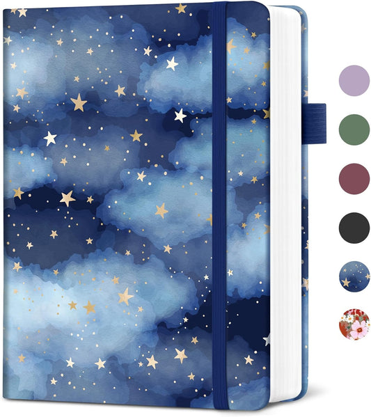 Starry Night Lined Journal: 240pgs, Thick A5 Hardcover, Ideal for Work & School