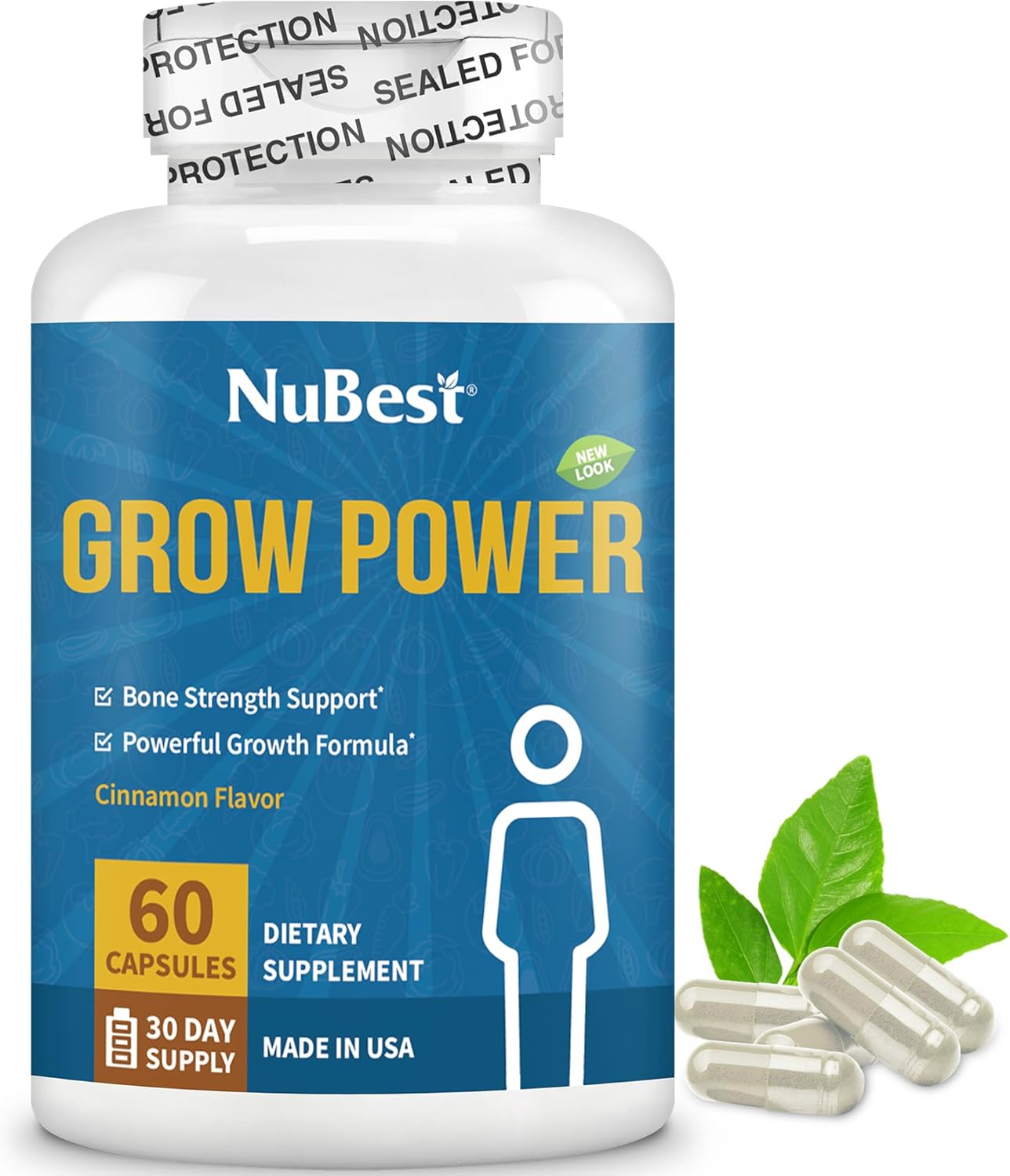 NuBest Grow Power Calcium Supplement for Strong Bones and Health