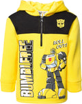 Transformers Kids Half Zip Pullover Hoodie - Cute Character Fleece