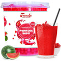 Fanale Watermelon Popping Boba Pearls - Ready-to-Eat Dessert Topping