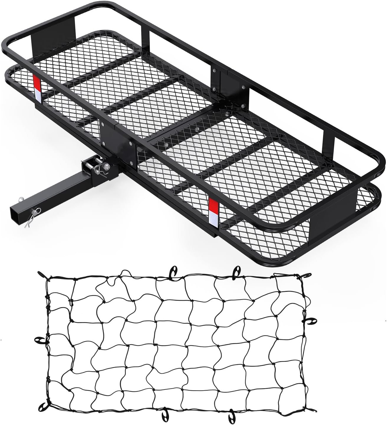 FORWODE 60x24x6 Hitch Carrier with 500LB Capacity and Net