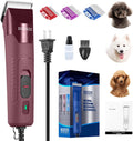 Professional Dog Grooming Electric Corded Clipper - Quiet 2-Speed