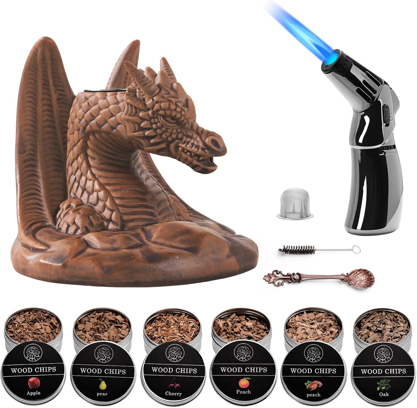 Dragon Whiskey Smoker Kit - Elevate Flavors