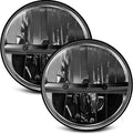 7 in LED Headlight 2PCS Cool White High Low Beam - DOT Approved