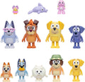 Bluey Super Fan Set - 12 Figurines & Characters | Moose Toys