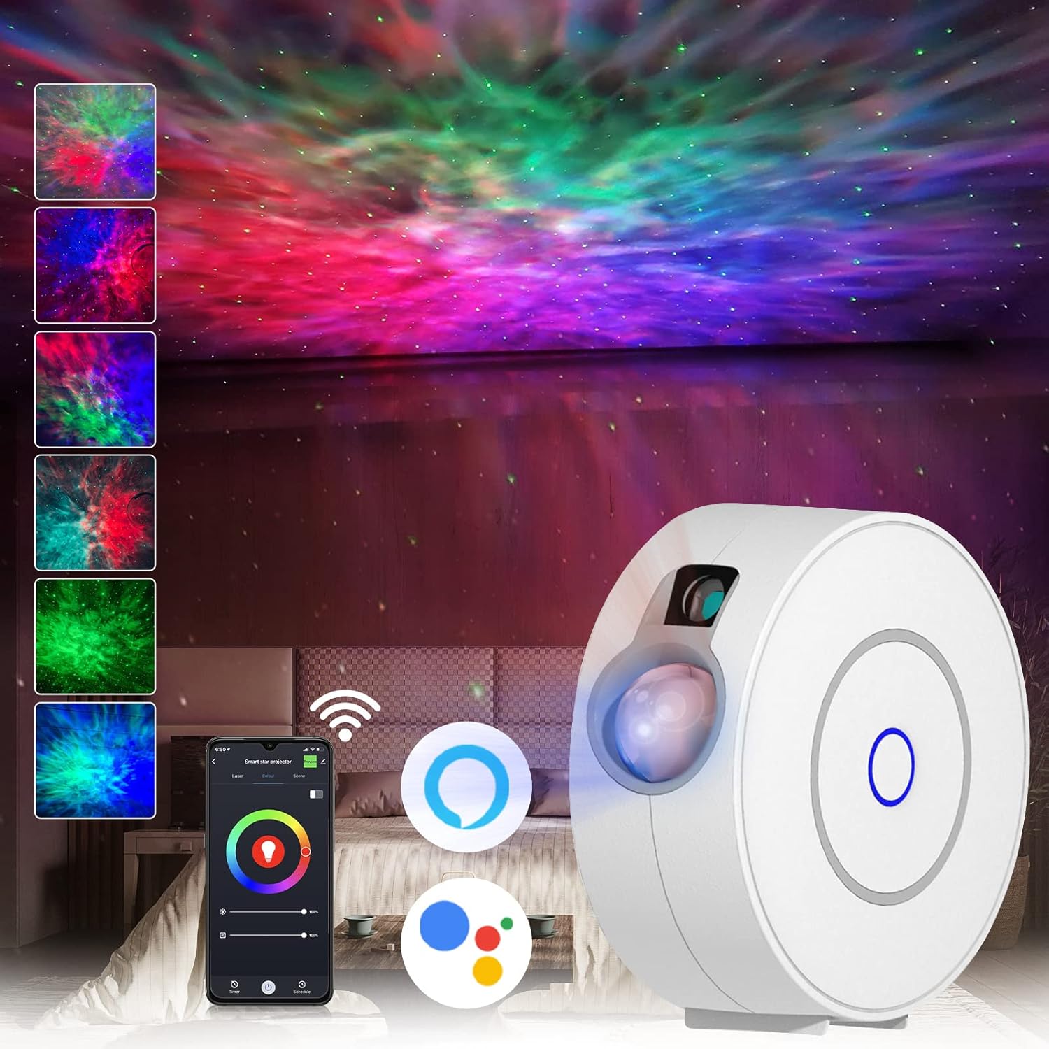 Smart Nebula Galaxy Projector by LIUYANG
