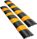 Cable Hose Protector 2-Pack 6ft Rubber Speed Bump - Heavy Duty