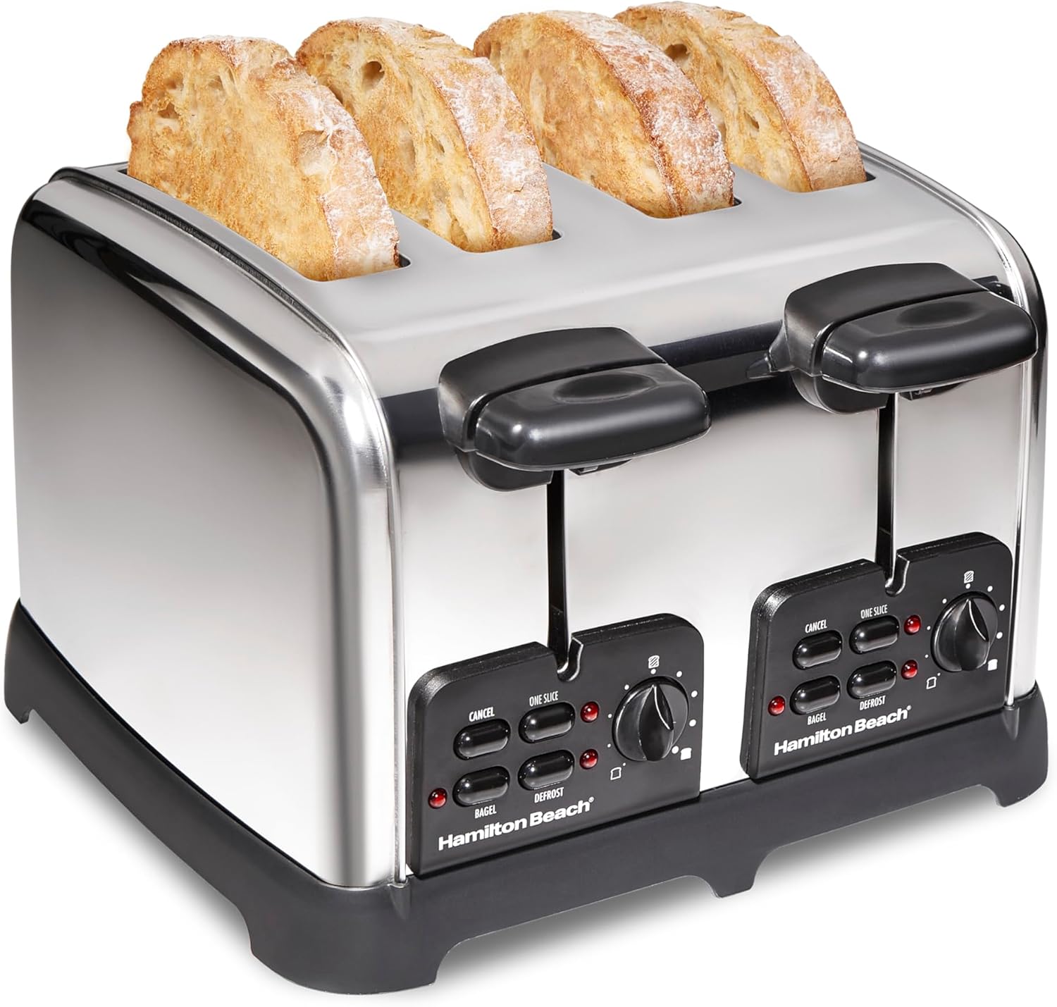 Hamilton Beach Retro Toaster with Wide Slots and Sure-Toast Tech