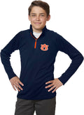 Youth Auburn 1/4 Zip Pullover Wind Shirt - Lightweight Polyester