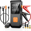 Car Battery Jump Starter with Air Compressor Portable - Powerful 4000A