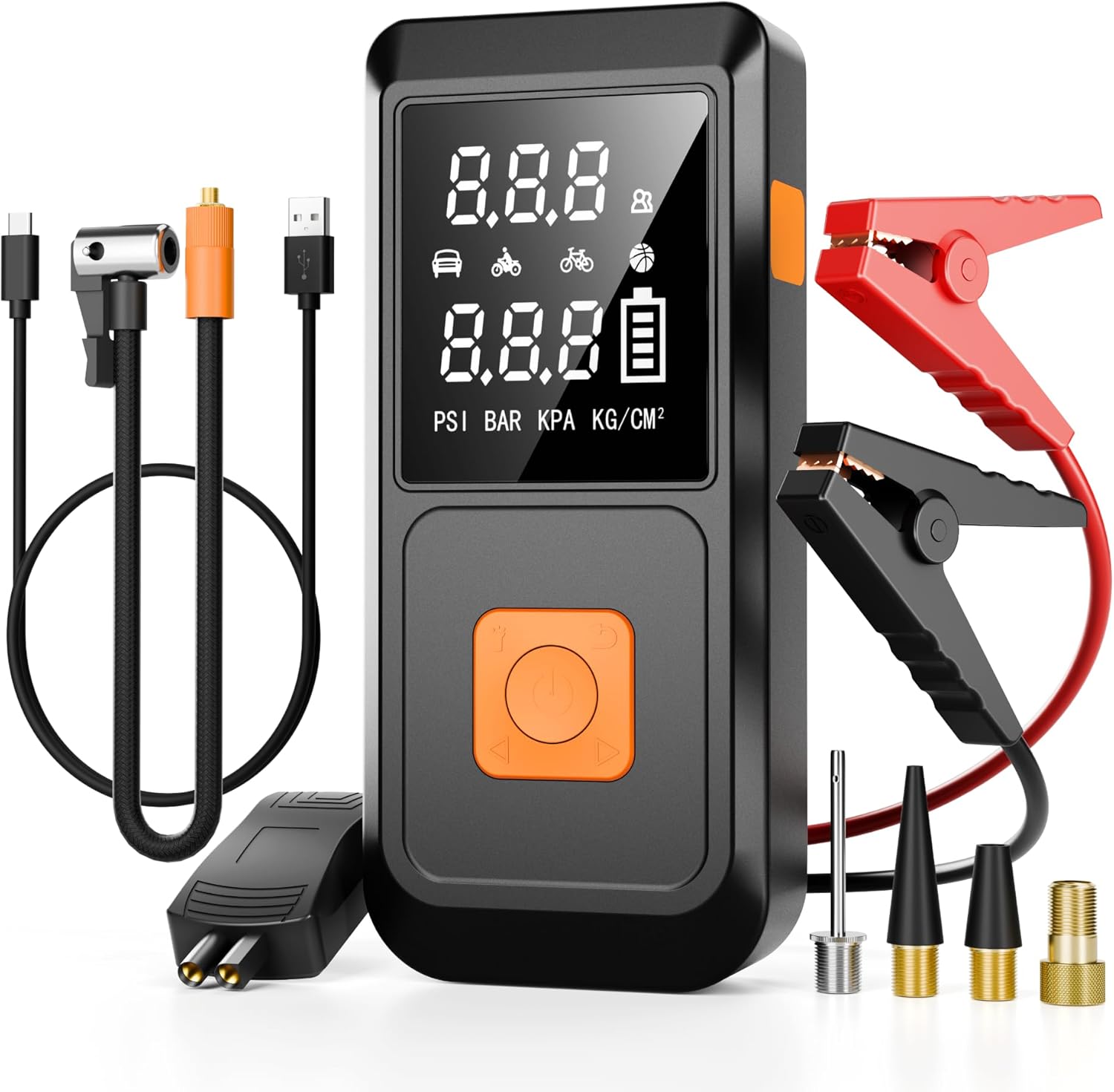 4000A Jump Starter with Air Compressor - Goldforest