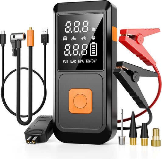 4000A Jump Starter with Air Compressor - Goldforest