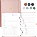 Meeting Notebook for Work with Action Items - A4 240 Pages Rose Gold