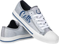 Women's Team Logo Glitter Canvas Sneakers - FOCO Green Style
